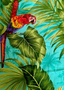 Tropical Parrot Print Shirt