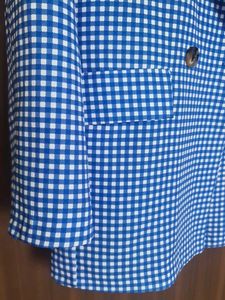 Blue Checkered Blazer