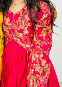 Floral Print Kurta