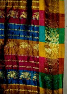 Multi Colour Kanjeevaram Silk Saree