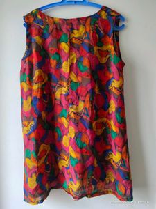 Colorful Print Top - XL - 42