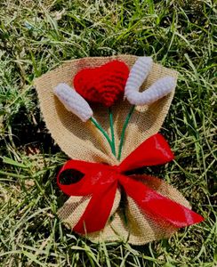 handmade I Love You Bouquet crochet