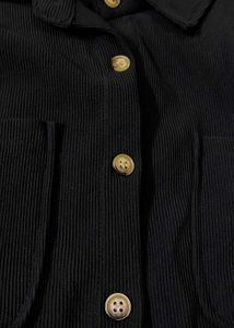 H&amp;M Black Oversized Shirt For Women