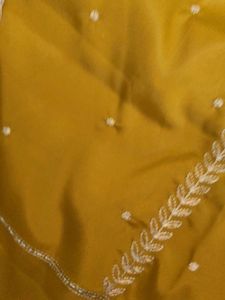 Elegant Mustard Dress Material