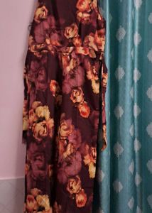 Floral Print Jumpsuit