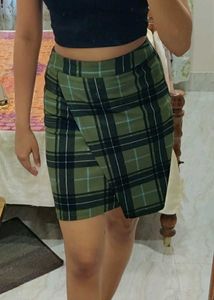 Shein Plaid Skirt