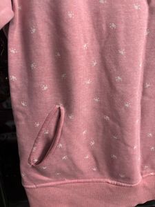 Pink Patterned Sweatshirt
