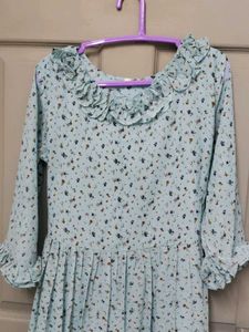 Chiffon kurthi/Dress With Lining