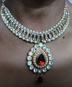 Shining Necklace With Adjustable Threads 🌟 .