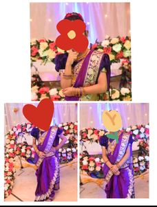 Girl Readymade Nauwari Saree With Blouse