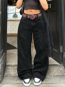 Black Wide Leg Baggy Jeans