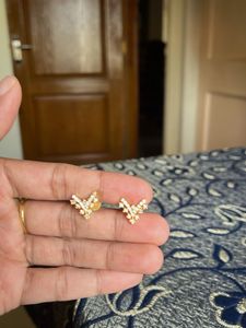 Elegant Silver Tone Dangle Earrings