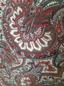 Brown Print Sleevless Top