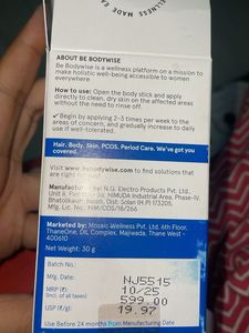 Bodywise7%Glycolic acid Exfoliating Stick