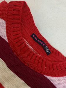 Striped Knit Sweater