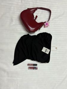 ruched tube top