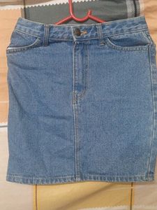 Denim Mini Skirt