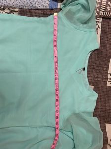 Women Cyan Kurta Set And Duppta