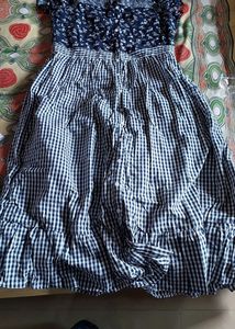 Floral &amp; Gingham Button Down Dress