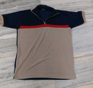 Vintage Color Block Polo