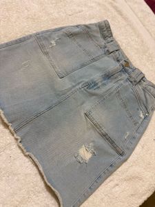 Denim Blue Skirt