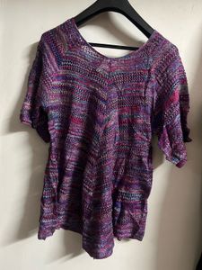 Colorful Knit Top