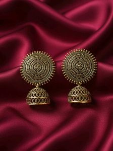 Jhumka Earrings golden