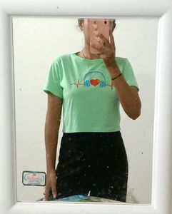 Casual Crop Top 💚