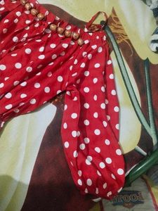 Red Polka Dot Top