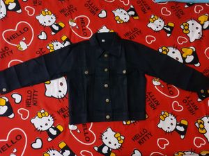 Stylish Black Denim Women Jacket (New)