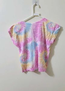 Tie &amp; Die Crop Top