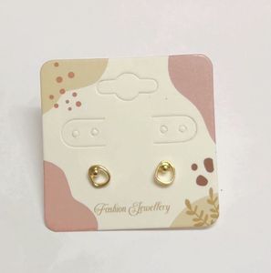 Gold Stud Earring Set