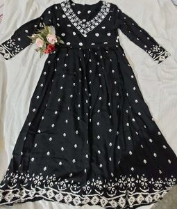 Elegant Black &amp; White Dress