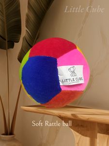 Little Cube Soft Rattle Ball Toy for Toddlers