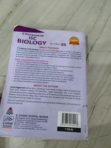 ISC Biology Class 12 S.Chand