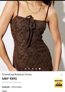 Pinteresty Savana Drawstring Bodycon Dress👛