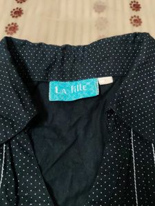 Polka Dotted Fitted Shirt
