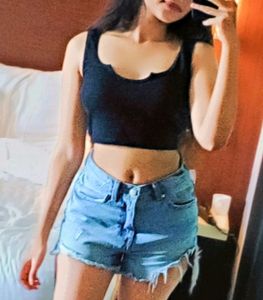 Black Crop Top