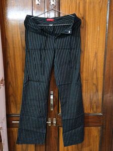 Thailand_Made Striped Black Pants