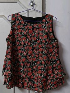 Floral Print Women Sleeveless Top