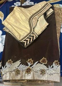 Saree With Designer Blouse