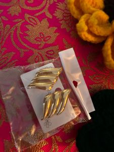 Gold Wing Earrings
