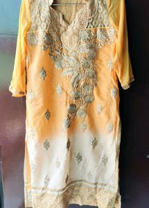 Kurta Set With Churidar Pajama And Dupatta