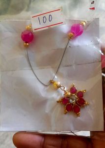 Green &amp; Gold Necklace Set