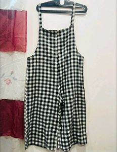 Cute Imported Gingham Jump Suit