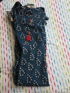 Elegant Blue Printed Kurta