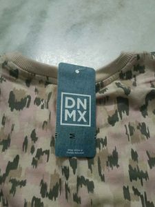 Printed Cotton Sweatshirt For Girls