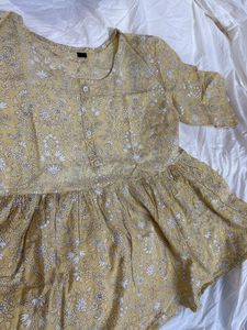 Floral Short Kurti/top