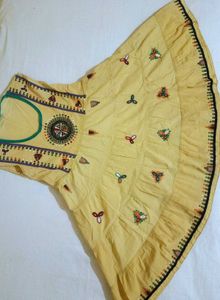 Flared Kurta With Embroidery