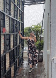 Floral Print Midi Dress